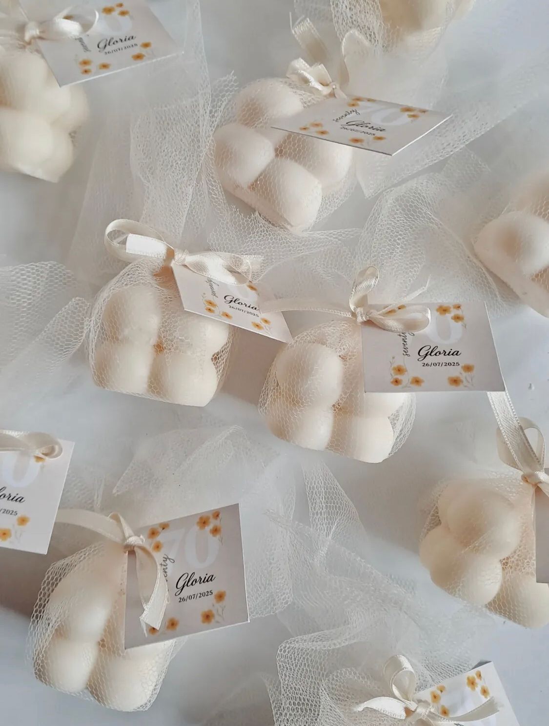 Vela Mini Bubble (con tul)