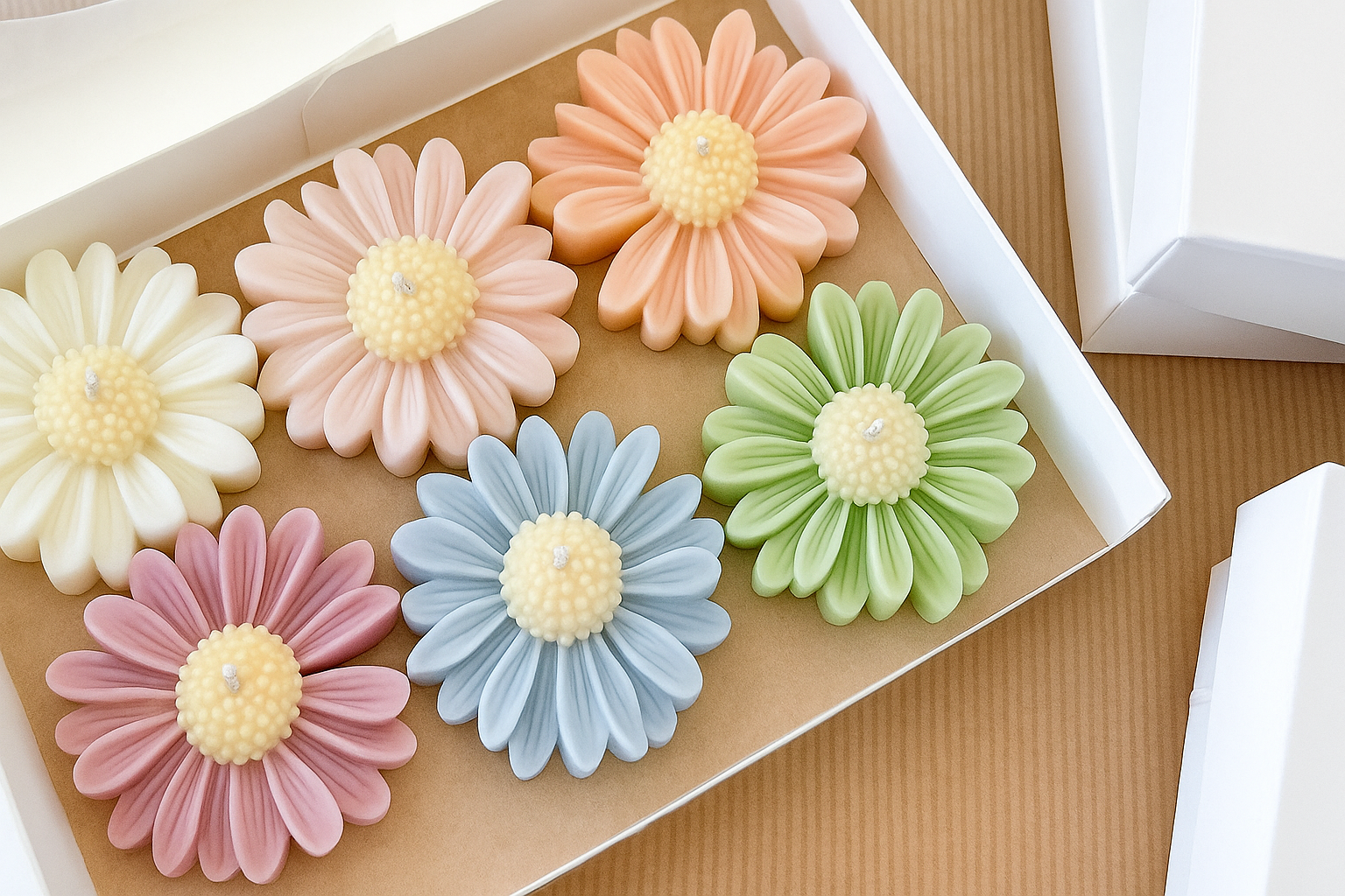 Kit 6 Margaritas Colores Variados