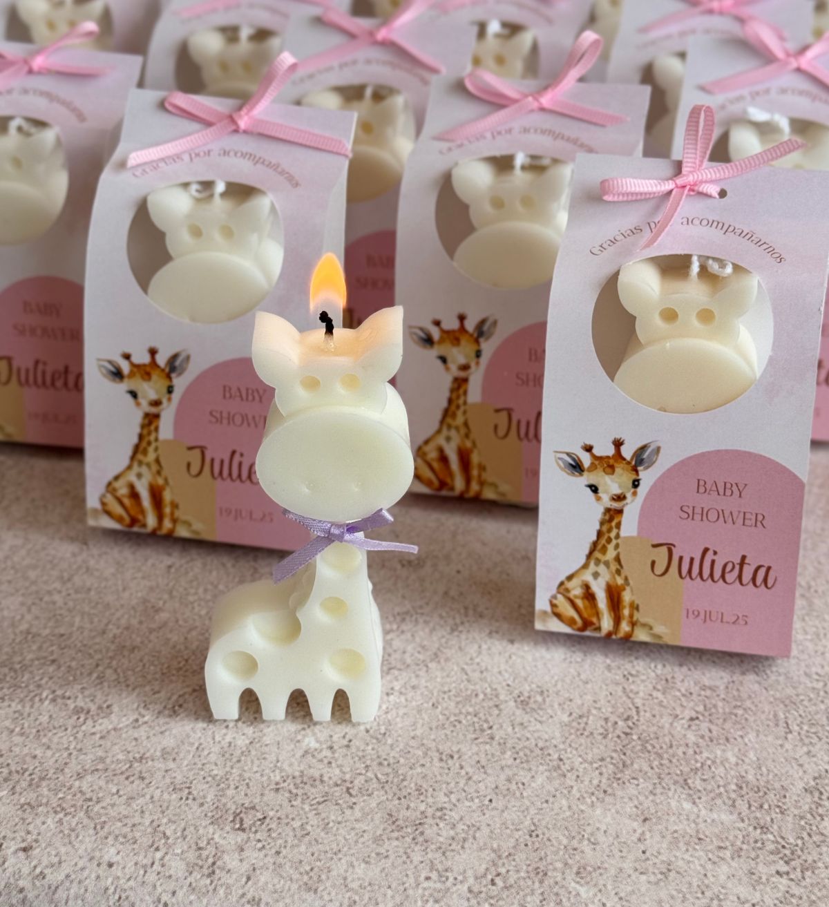 Vela Jirafa (PERSONALIZADA)