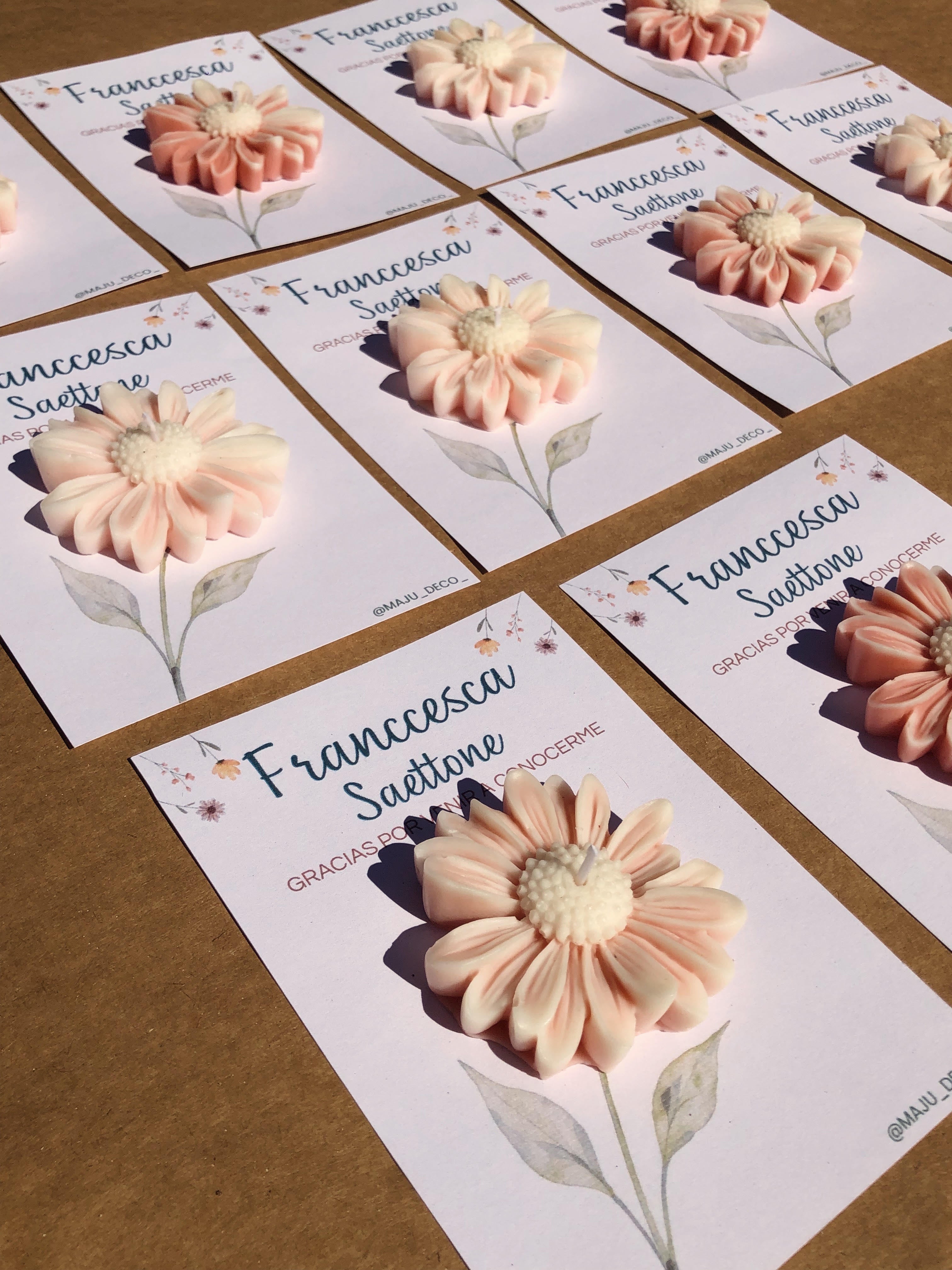 Vela Margarita en Tarjeta